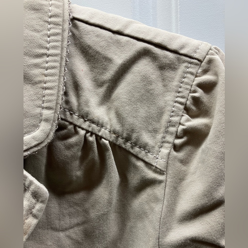 Loft Khaki 3/4 sleeve blazer - Picture 3 of 7